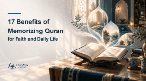 Illustration for a guide to the spiritual and everyday benefits of Quran memorization.