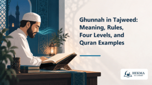Ghunnah in Tajweed: nasal resonance from noon and meem