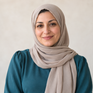 AI-generated portrait illustrating the Amina Saleh editorial pen name